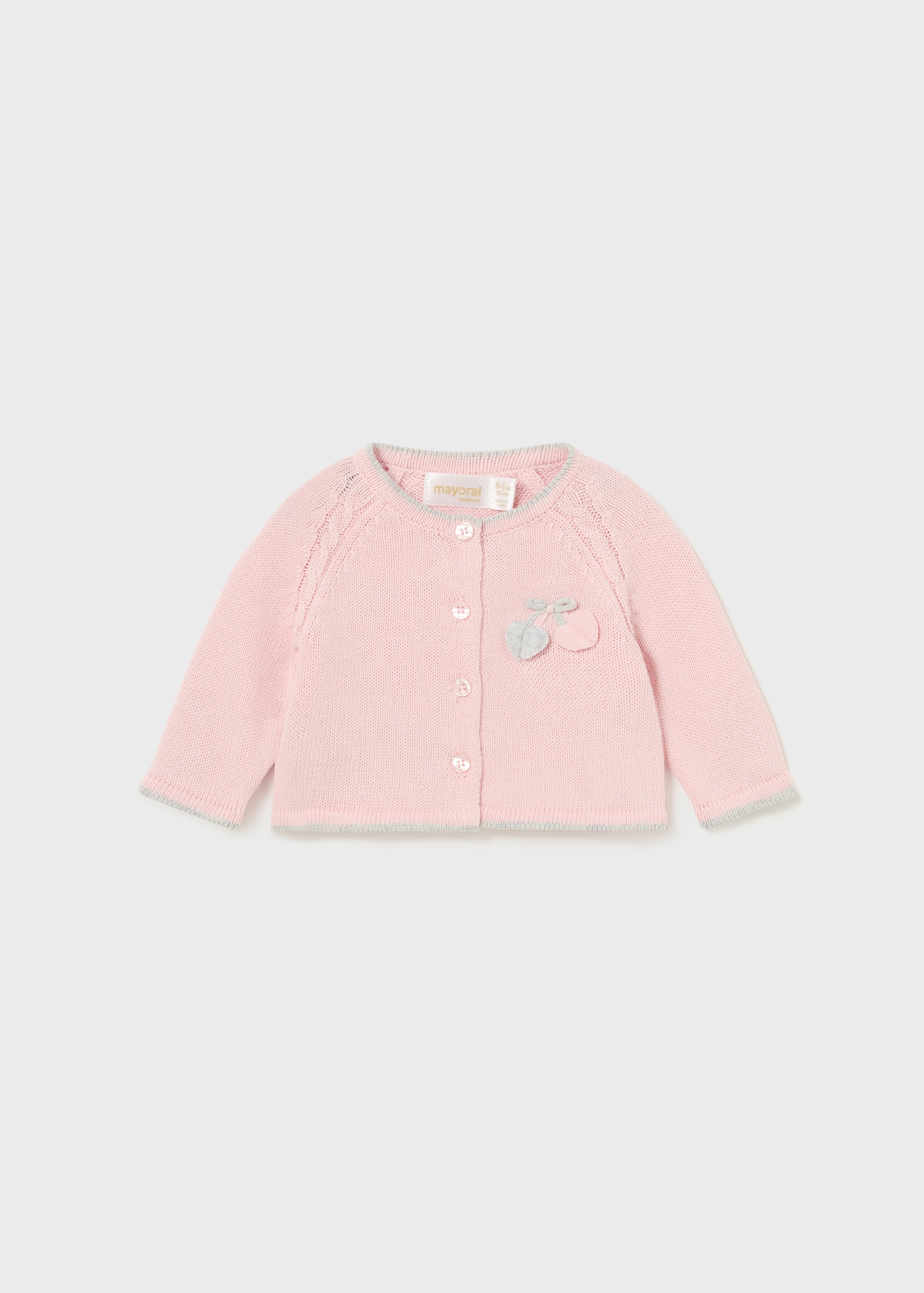 Conjunto de malha de algodão Better Cotton de 3 peças para recém-nascido