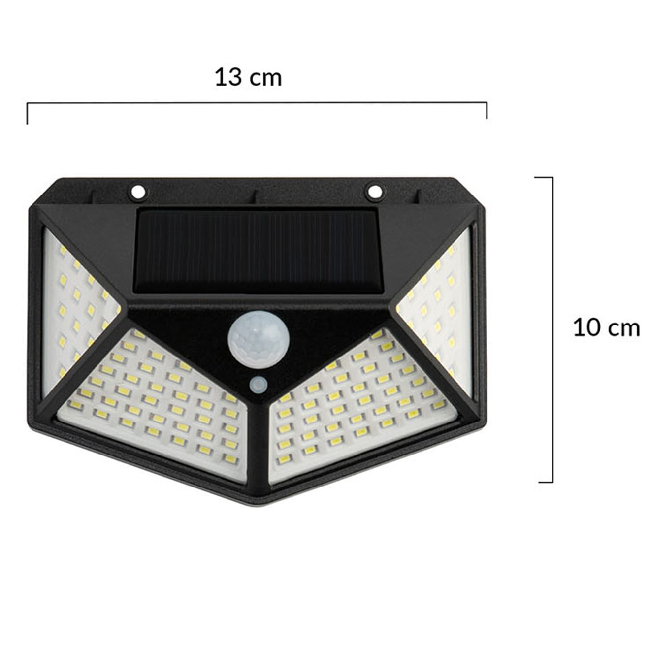 Pratik Garden 2 Appliques murales Thunderlight 3d quadri 100 led blanches - 13.5x10x5 cm