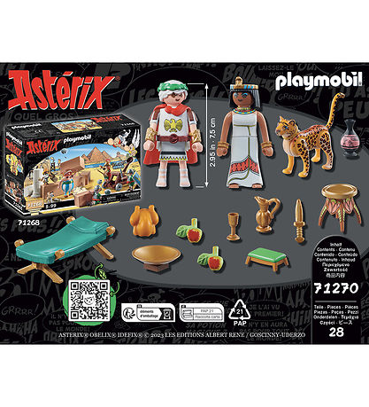 Playmobil Asterix - Caesar & Cleopatra - 71270 - 28 Dele