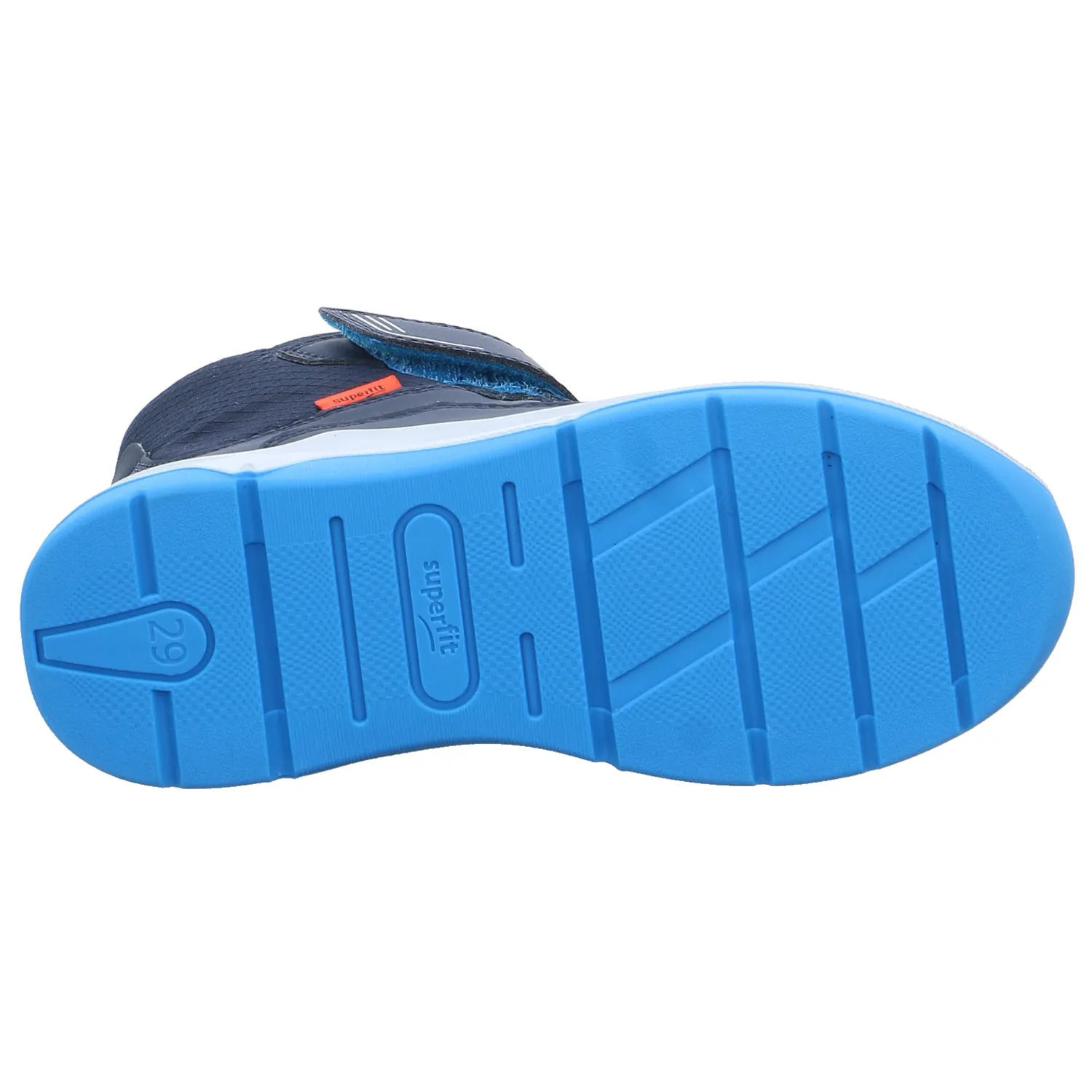 SUPERFIT Kleinkinder-Snowboot  Membran Blau Textil  Baby-Winterstiefel Unisex