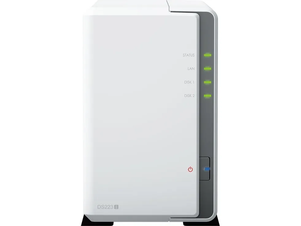 Synology Disk Station DS223J - NAS-server - SATA 6Gb/s - RAID 0, 1, JBOD - RAM 1 GB - Gigabit Ethernet - iSCSI support