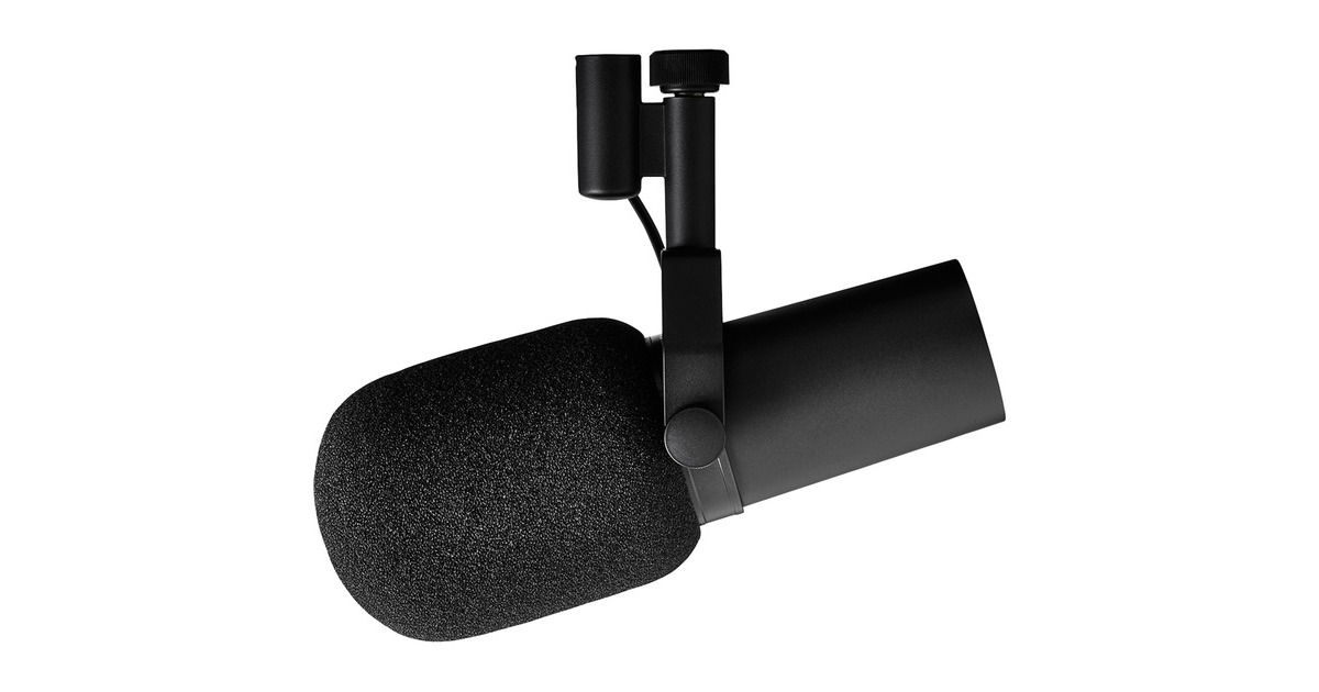 SHURESM7B microfoon  (Zwart, XLR, dynamisch, cardioide)