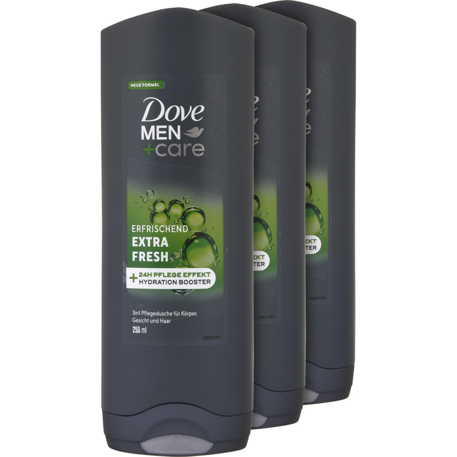Dove Men+care Pflegedusche Sensitive 3in1 3 x 250 ml