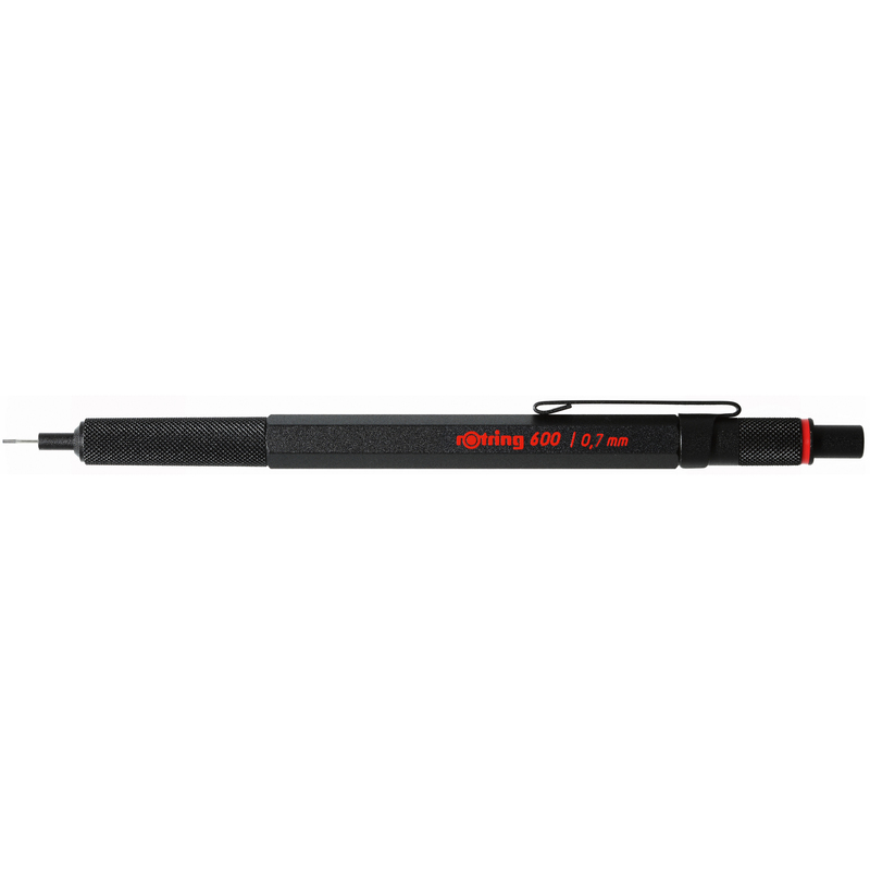 Rotring Druckbleistift 600, 0.7 mm, HB, schwarz