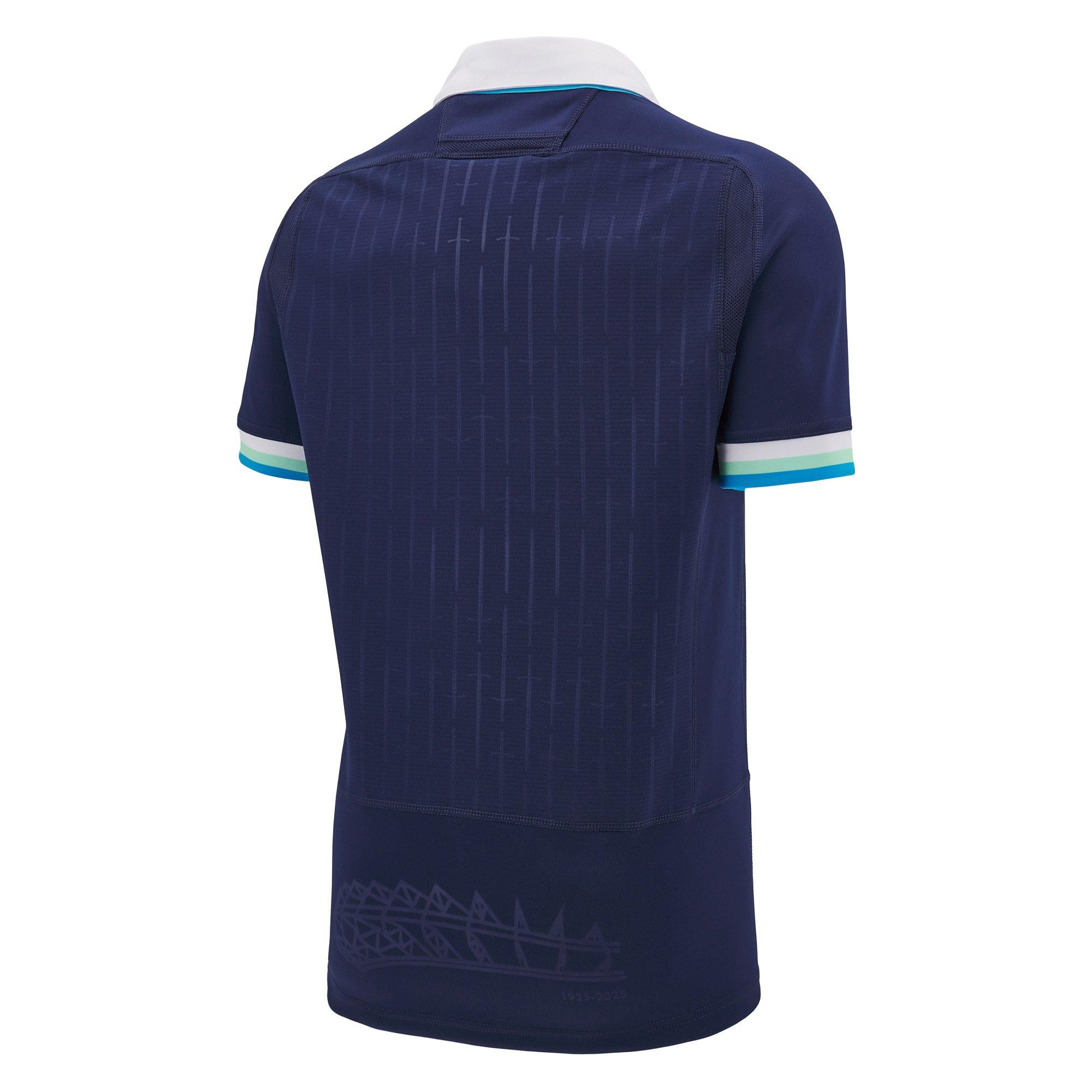Macron Scotland Rugby Authentic Home Shirt 2024 Adults