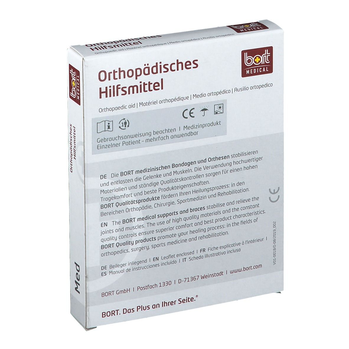 BORT Verkürzungsausgleich aus Silikon Gr. L 5 mm