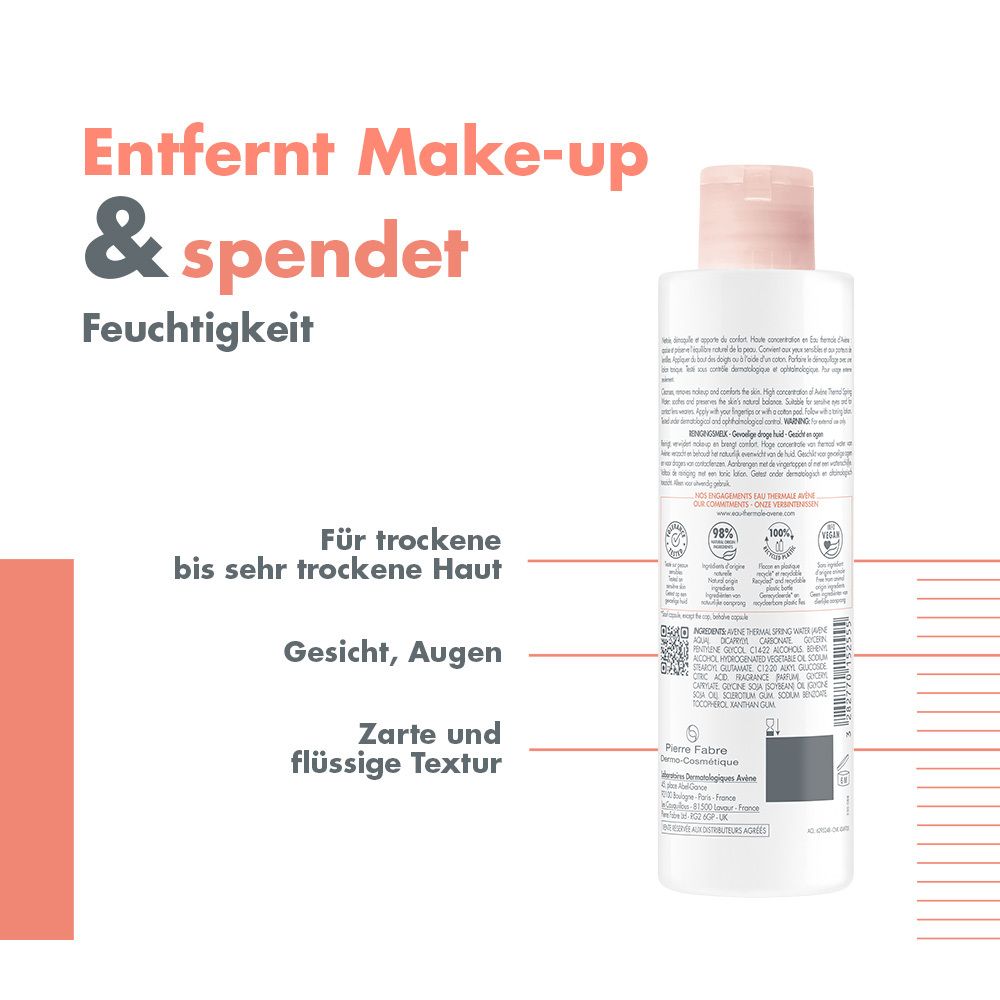 Avène Milde Reinigungsmilch - für sehr trockene und empfindliche Haut