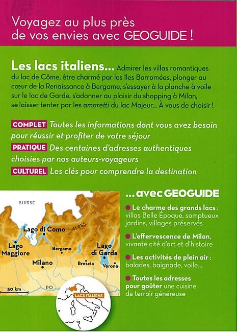 GALLIMARD - GEOGUIDE LACS ITALIENS