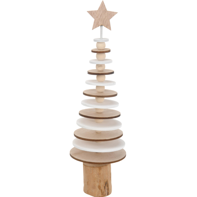 Tannenbaum - aus Holz - 7,5 x 25 cm - 1 Stück