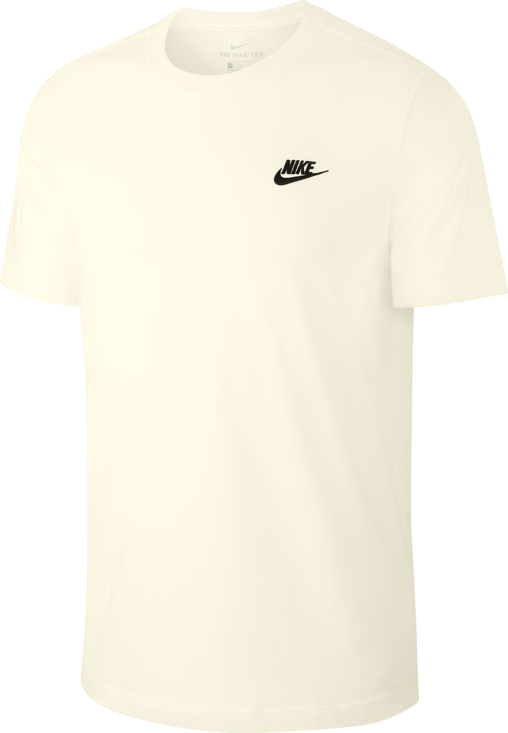 Nike Club T-Shirt Beige Schwarz F133