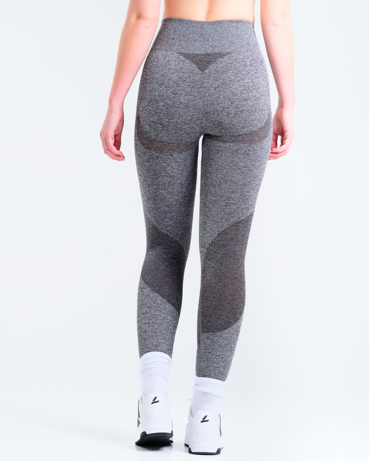 LEVITY Solar Seamless Tights Dark Grey Marl