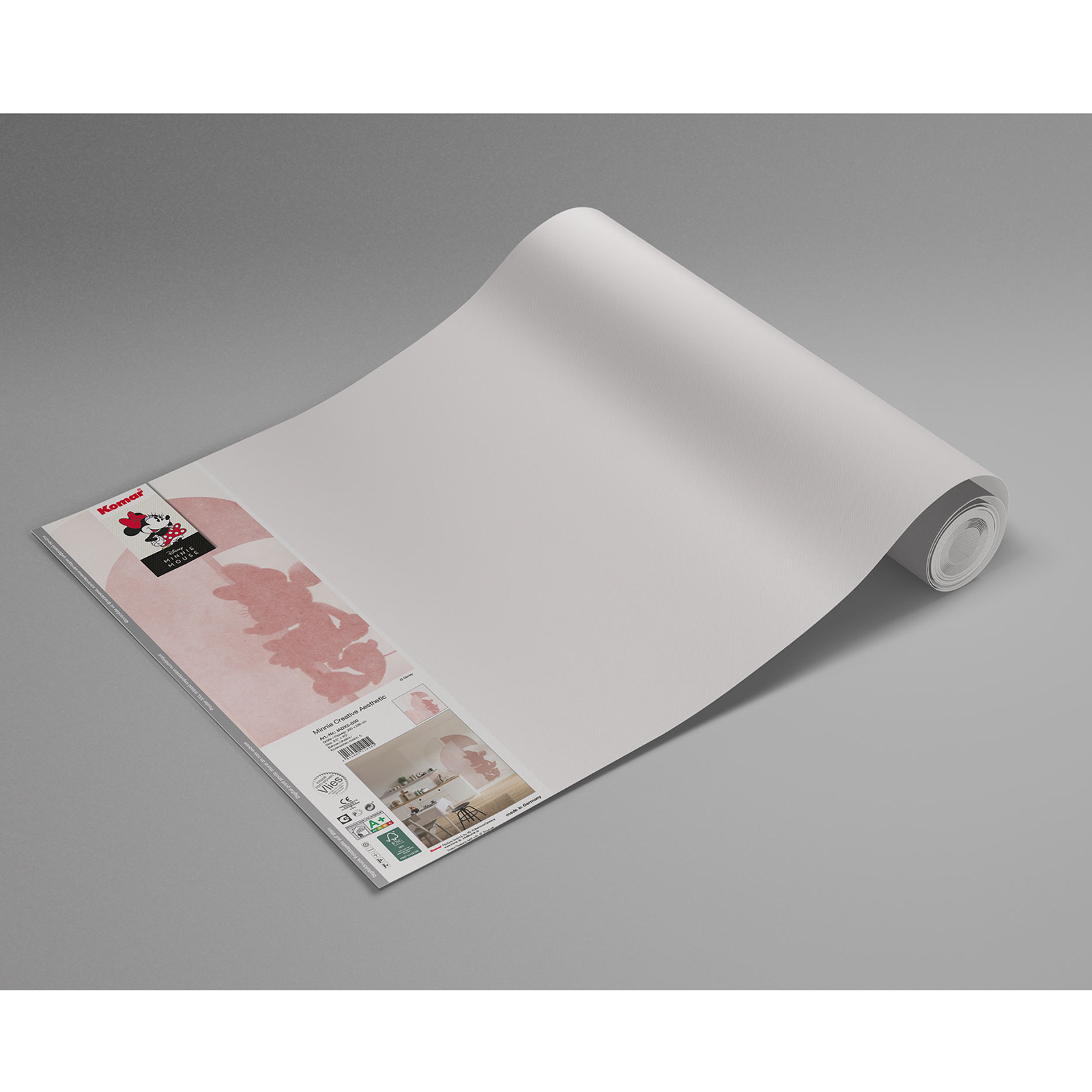 Vlies-Fototapete MINNIE CREATIVE AESTHETIC - rot-rosa - 250x280 cm