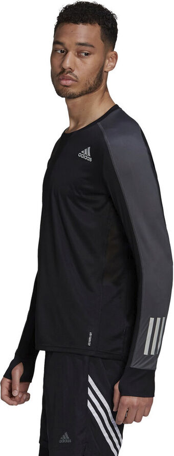 adidas Own the Run Long Sleeve trøje Sort