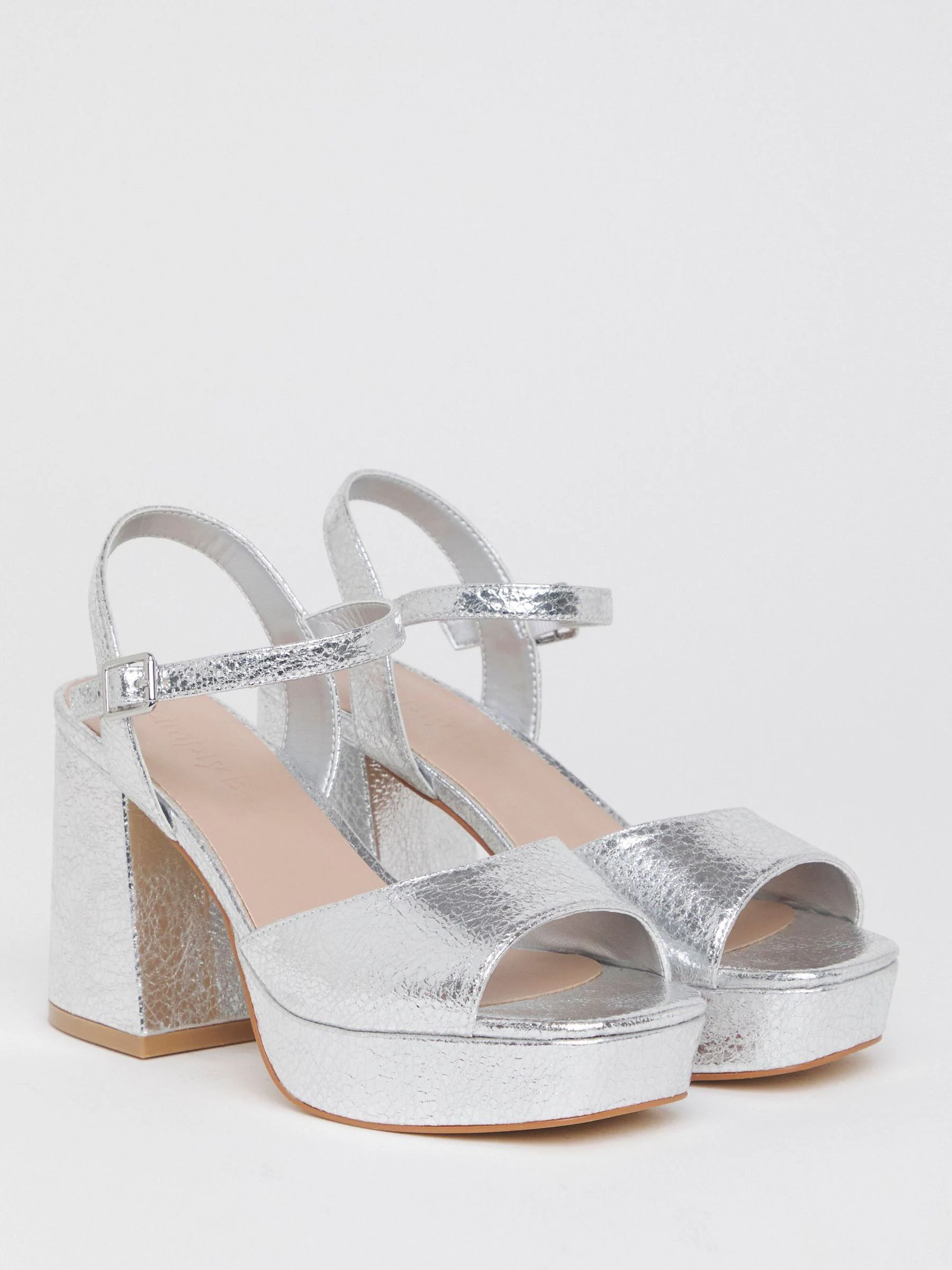 Zilver - Simply Be Back Bow Pointed Toe Heel