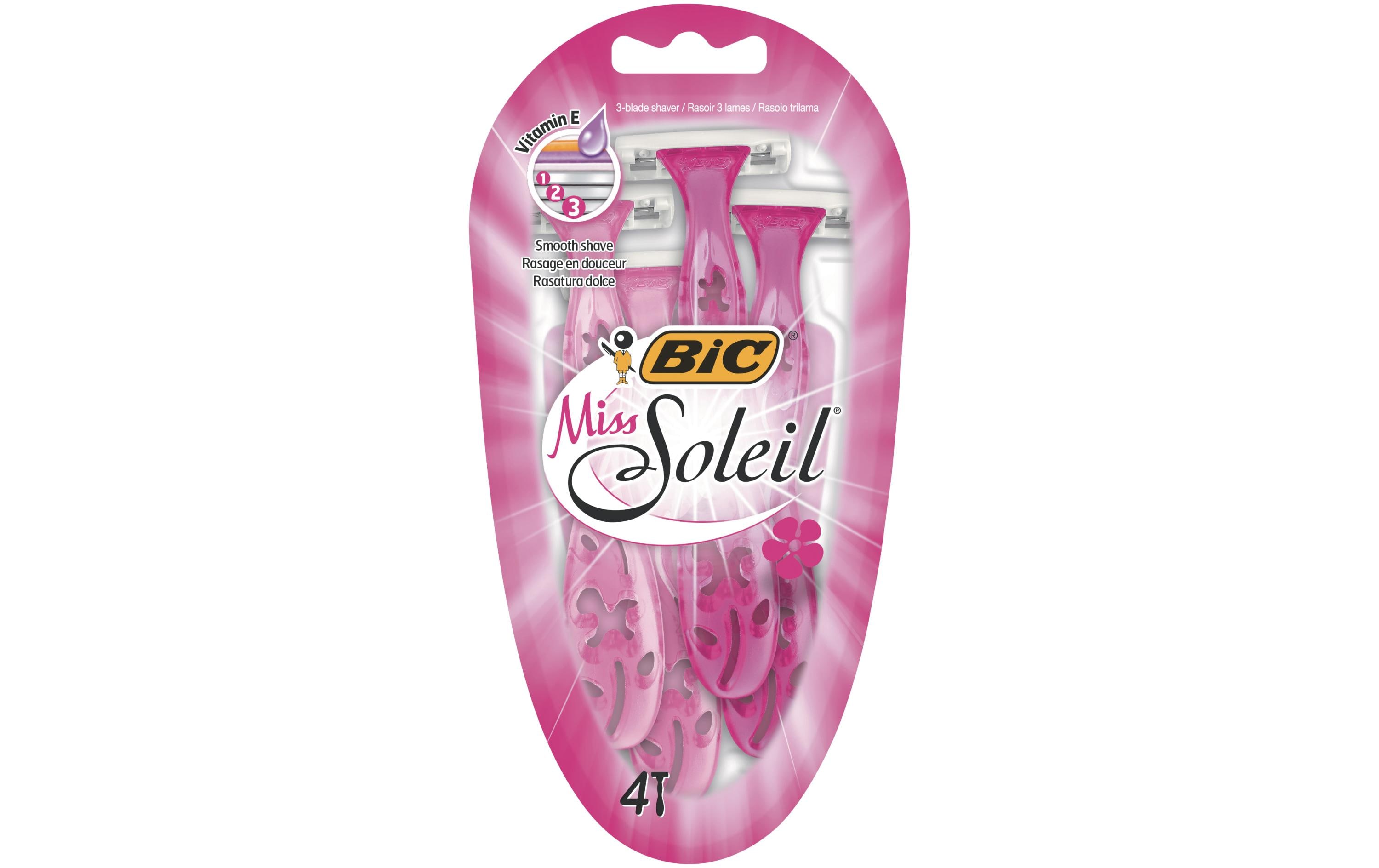 Damenrasierer Miss Soleil 4 StückKlingenrasierer für Damen