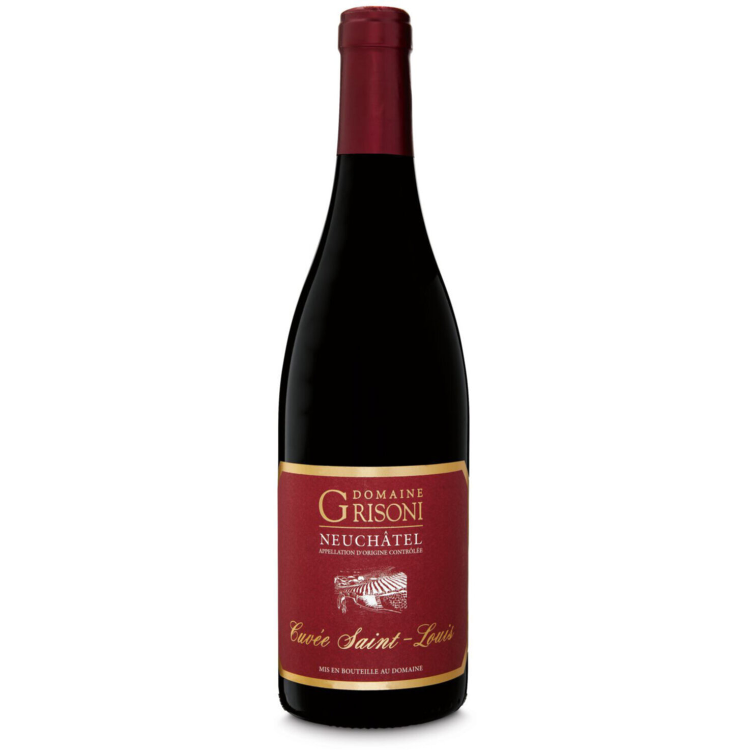 Neuchâtel AOC Pinot Noir Barrique Cuvée Saint-Louis Domaine Grisoni -75cl