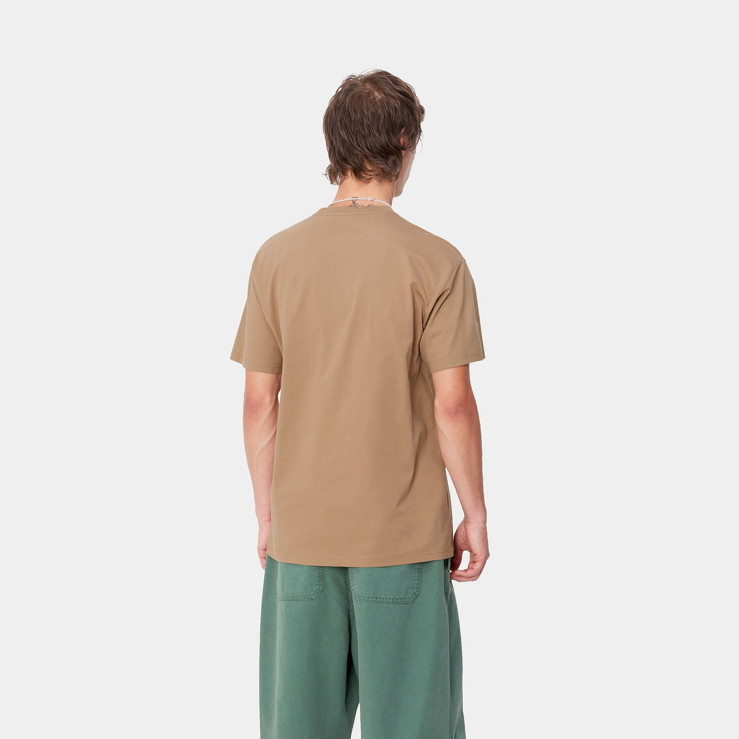 Carhartt WIP SS Chase T-Shirt White / Gold