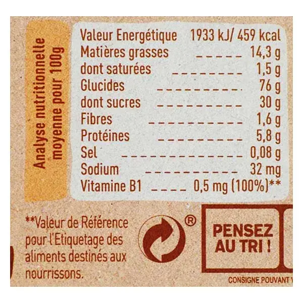 Babybio Boudoirs com Óleo Essencial de Laranja Doce +8 meses Orgânico 120g