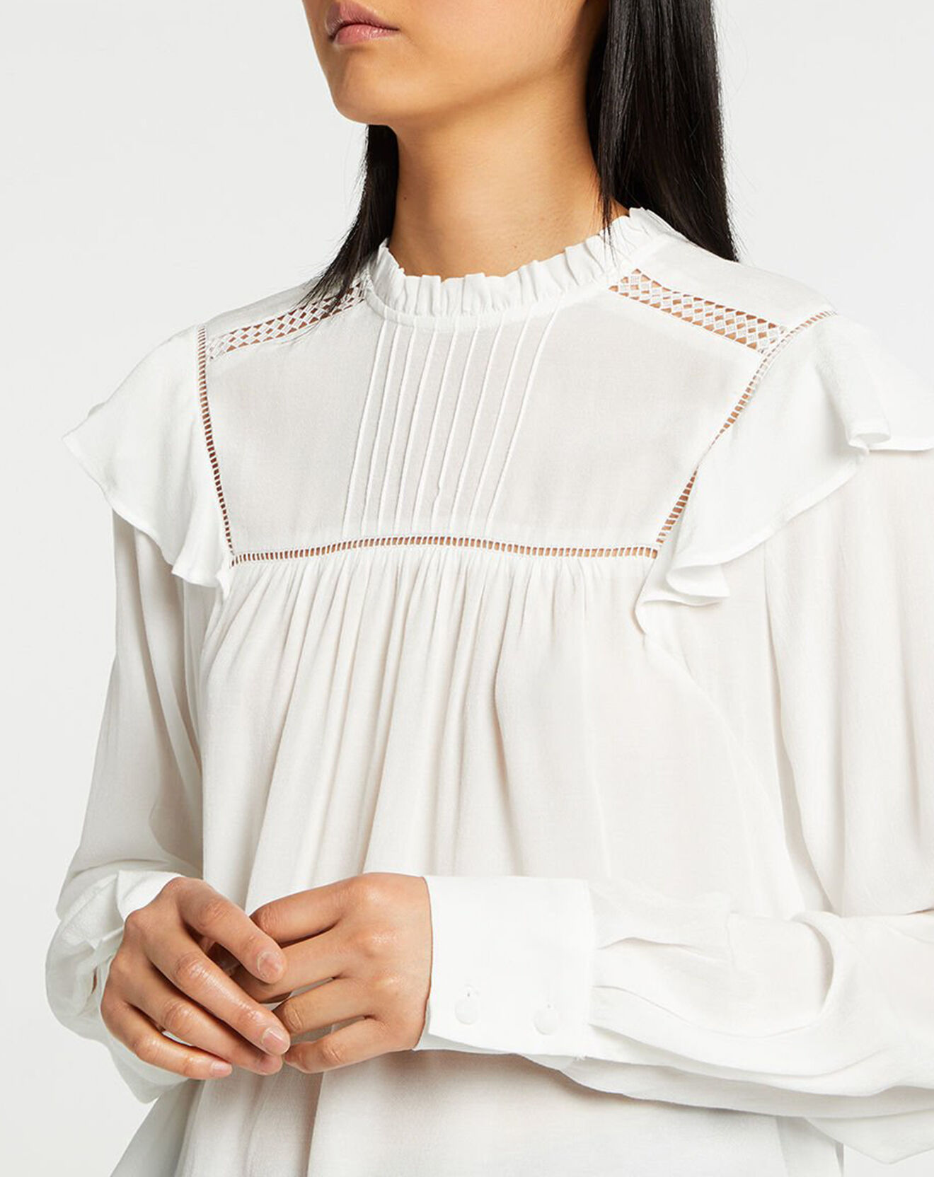 Suncoo Blouse Luanna blanc/beige