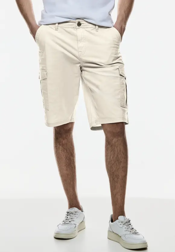 Regular Fit Cargoshorts - putty beige
