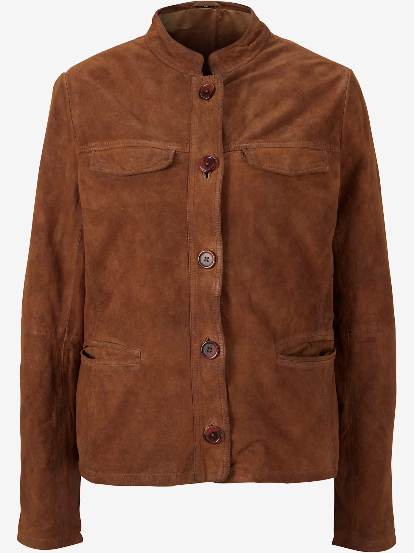 Veste en cuir jolie coupe courte