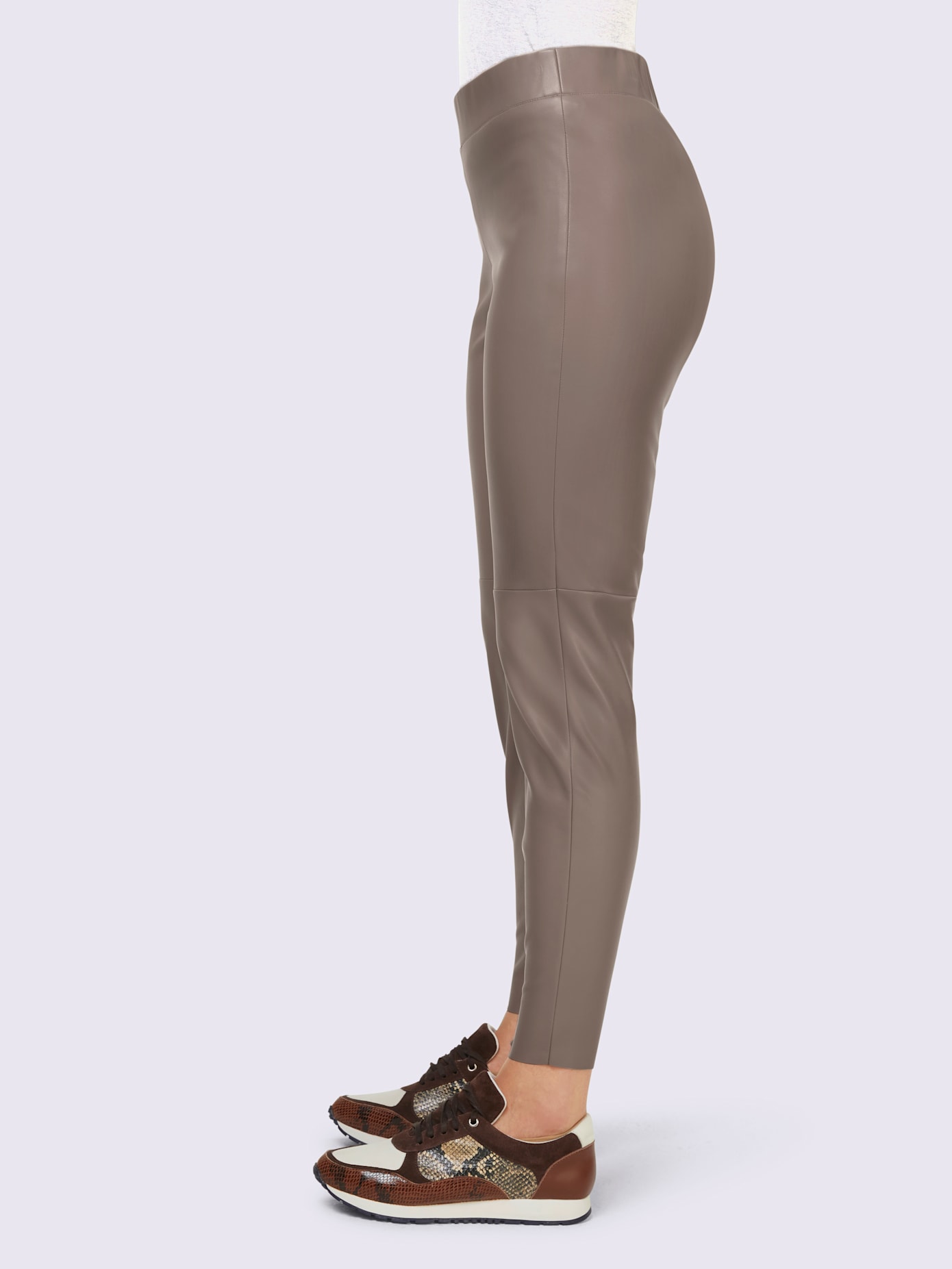 Leggings en imitation cuir imitation cuir souple