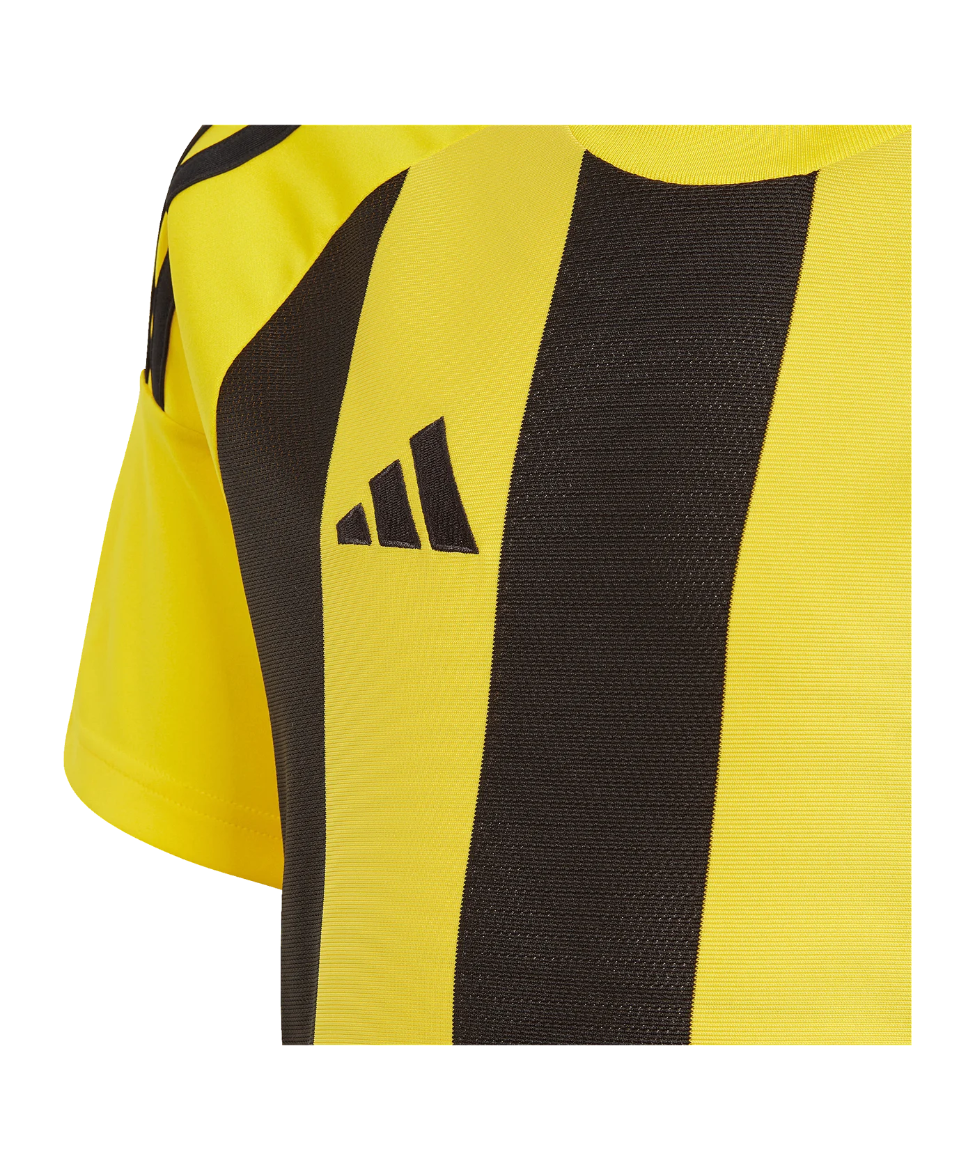 adidas Striped 24 Trikot Kids Gelb Schwarz
