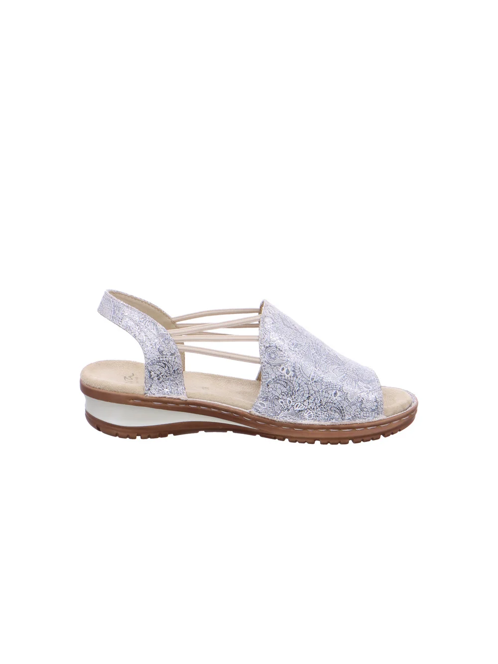 Sandalette Hawaii silber