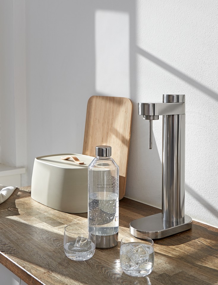 Stelton - Brus carbonator sodavandsmaskine - Stål