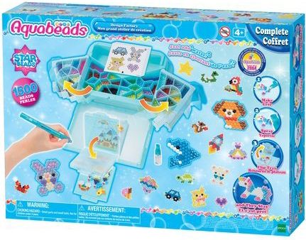 Aquabeads - Ontwerp Studio - Creatief Speelgoed - 1500 Sterrenparels - 48 Kleuren