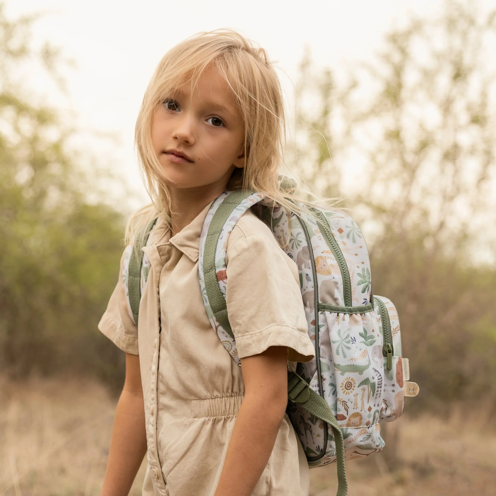 Vrolijke Safari Friends rugzak – stevig, ruim & ideaal voor kids