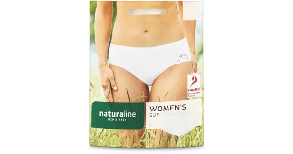 Naturaline Textil Damen Slip weiss S