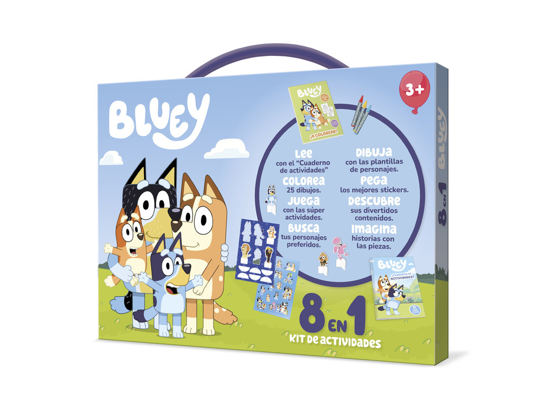 KIT ATIVIDADES BLUEY 8 EM 1