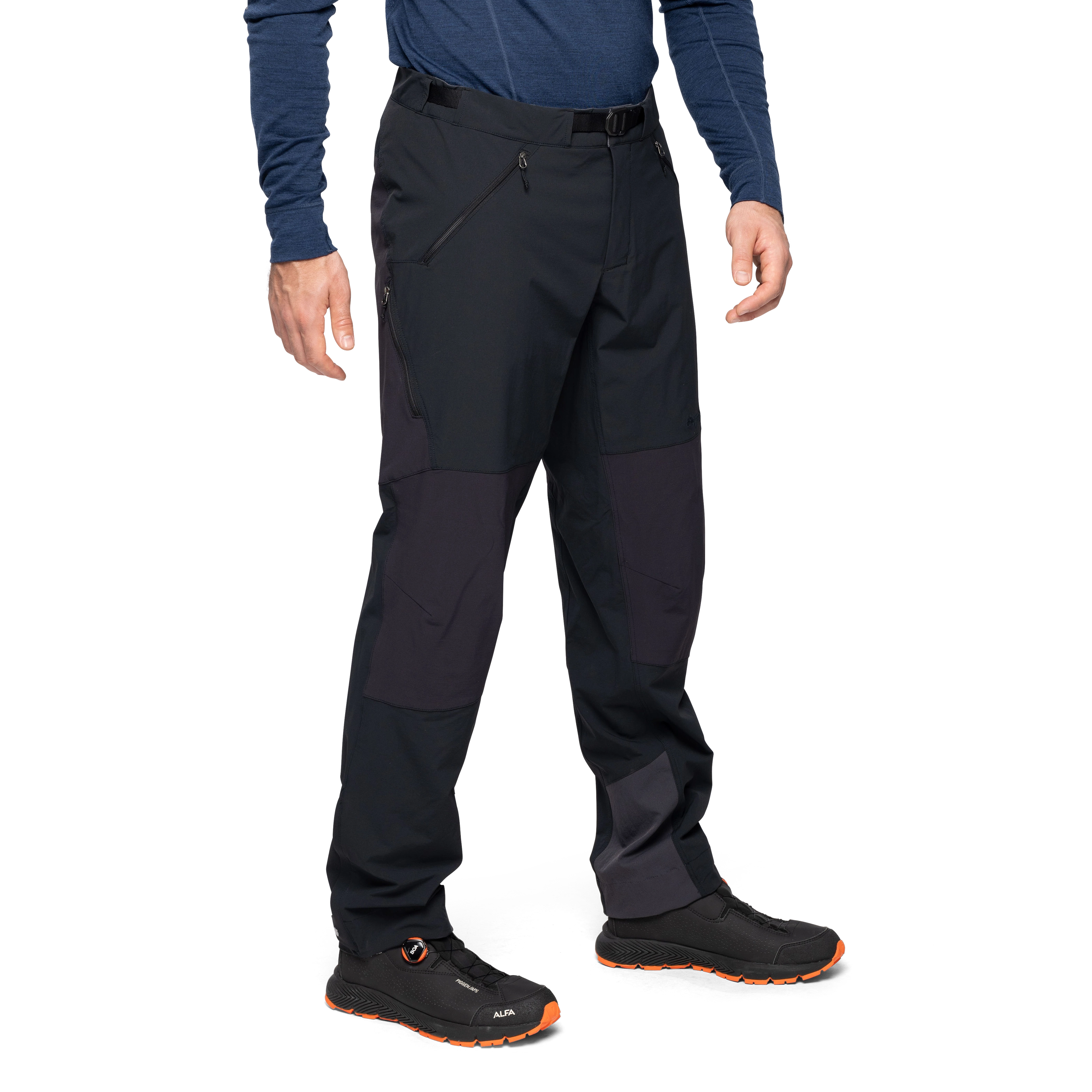 Vaagaa Softshell Pants Men Black