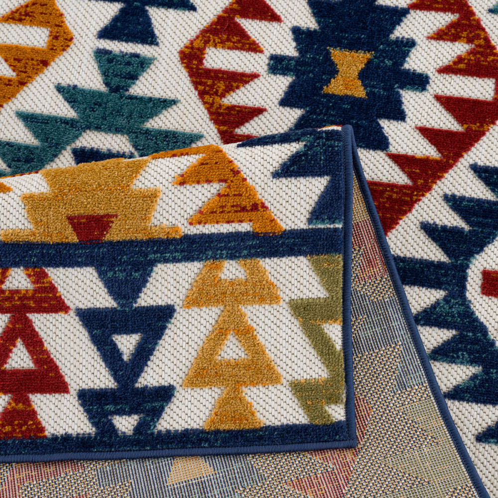 Tapis intérieur extérieur en polypropylène cabana 176 160 x 120 cm