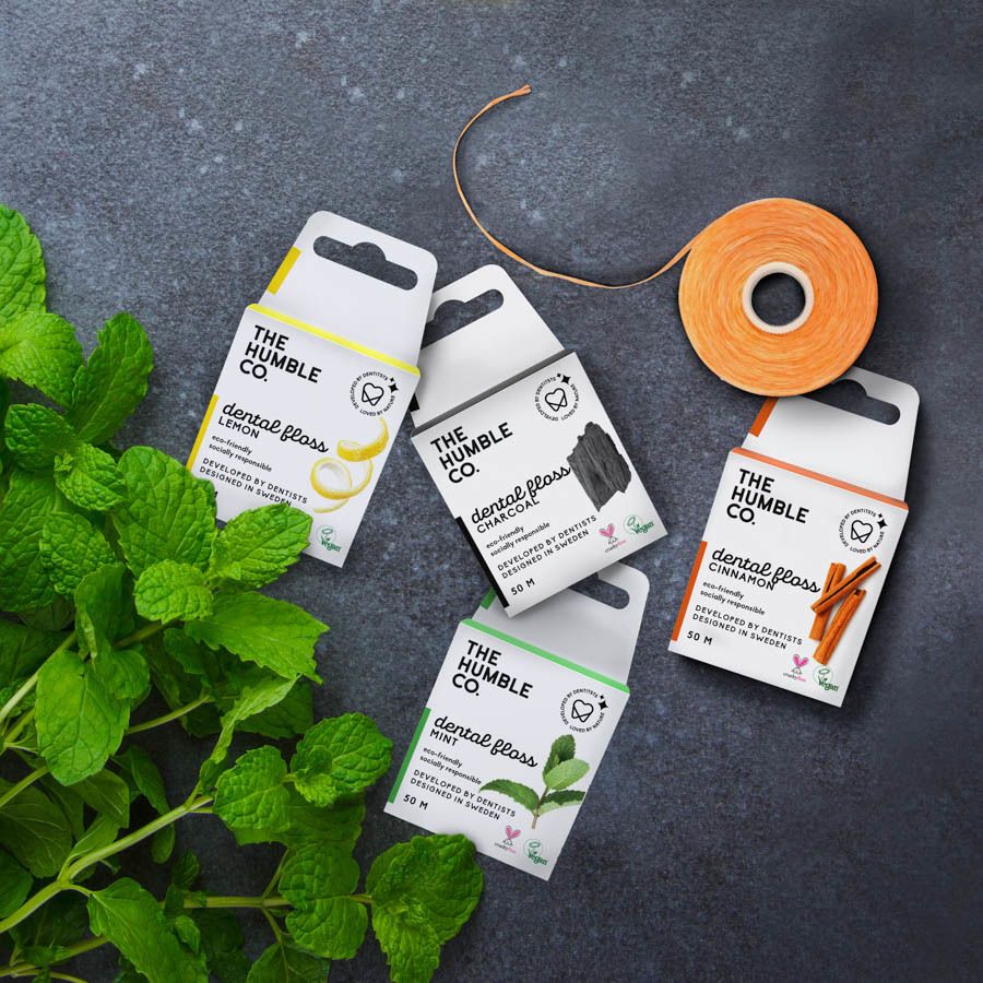 The Humble Co Dental Floss Fresh Mint 50m