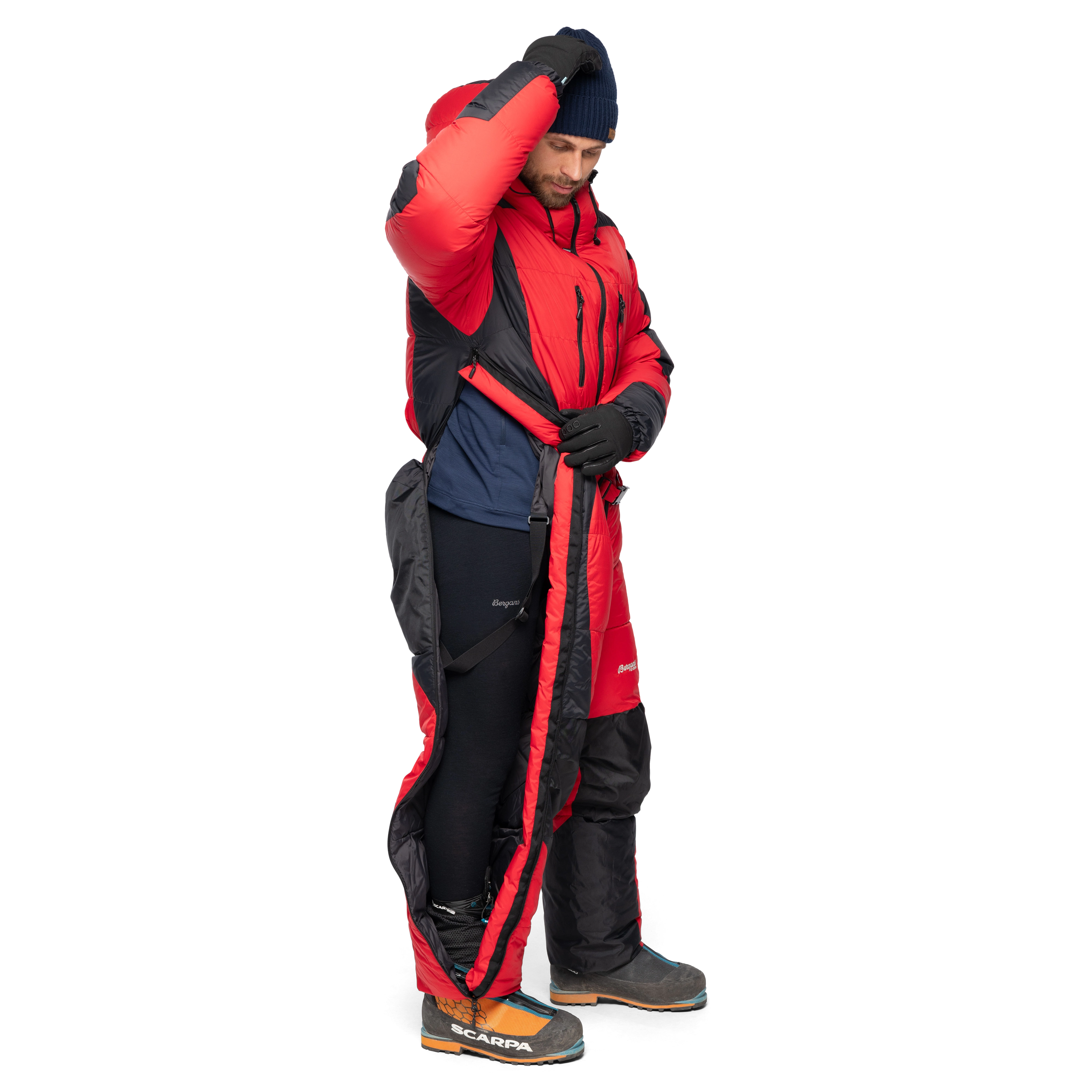 Expedition Down Suit Red / Black