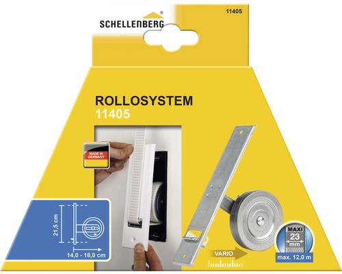 Maxi Schellenberg inlaatwikkelaar, gatafstand 215 mm, verzinkt