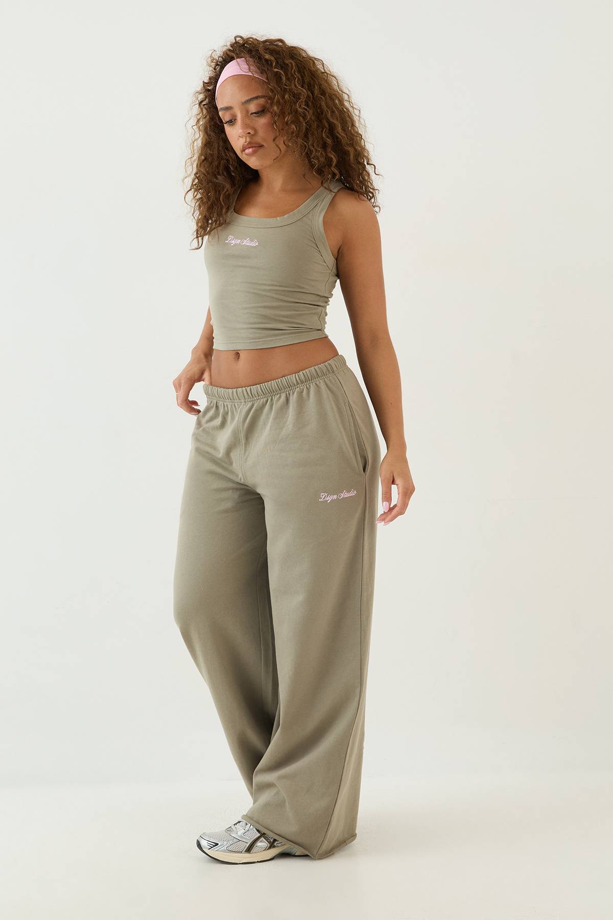 Jogging Dsgn Studio Taille Mi-haute Jambe Large Léger
