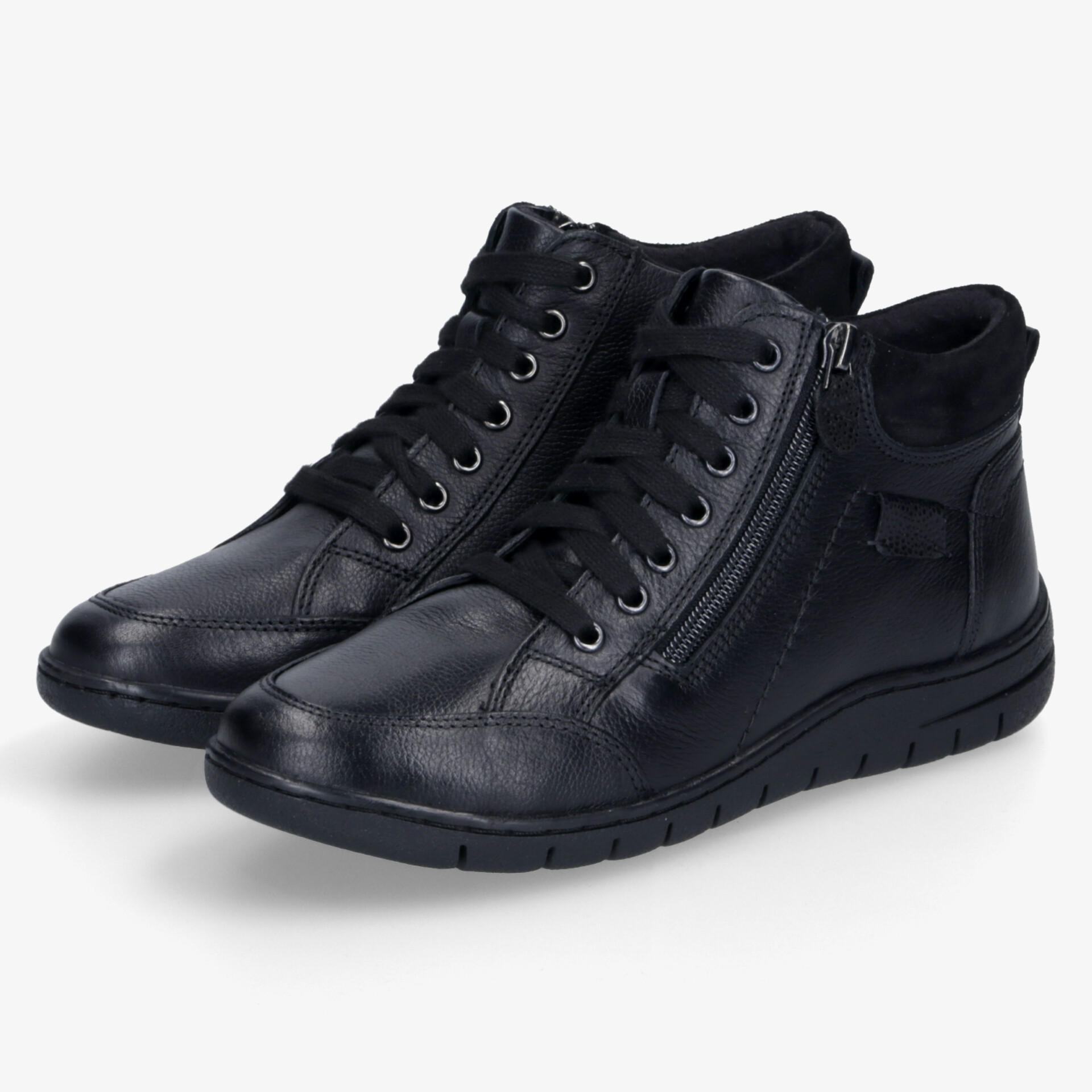 COMFINO Damen Stiefeletten schwarz
