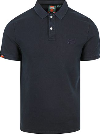 Superdry Polo Destroyed Navy M1110439A-98T kopen