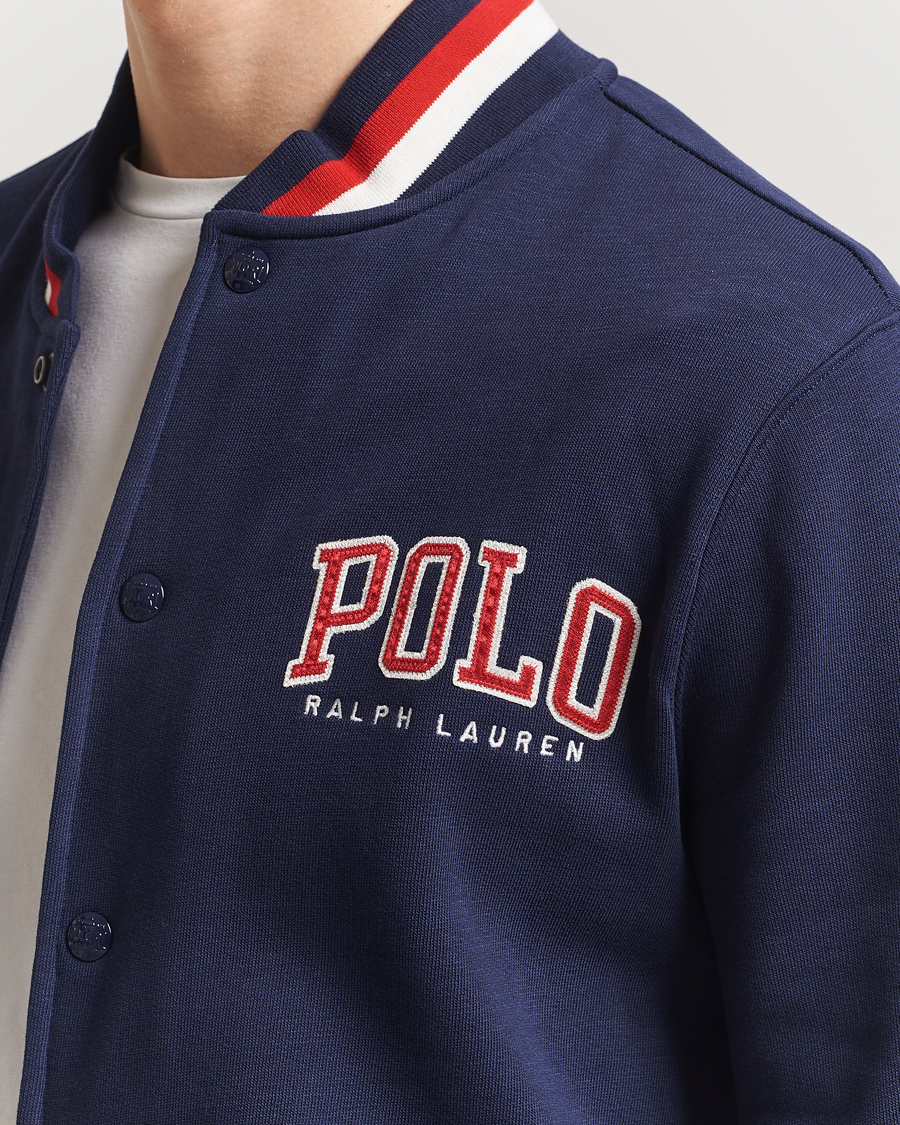 Polo Ralph Lauren Bomber Vintage Fleece Sweater Cruise Navy