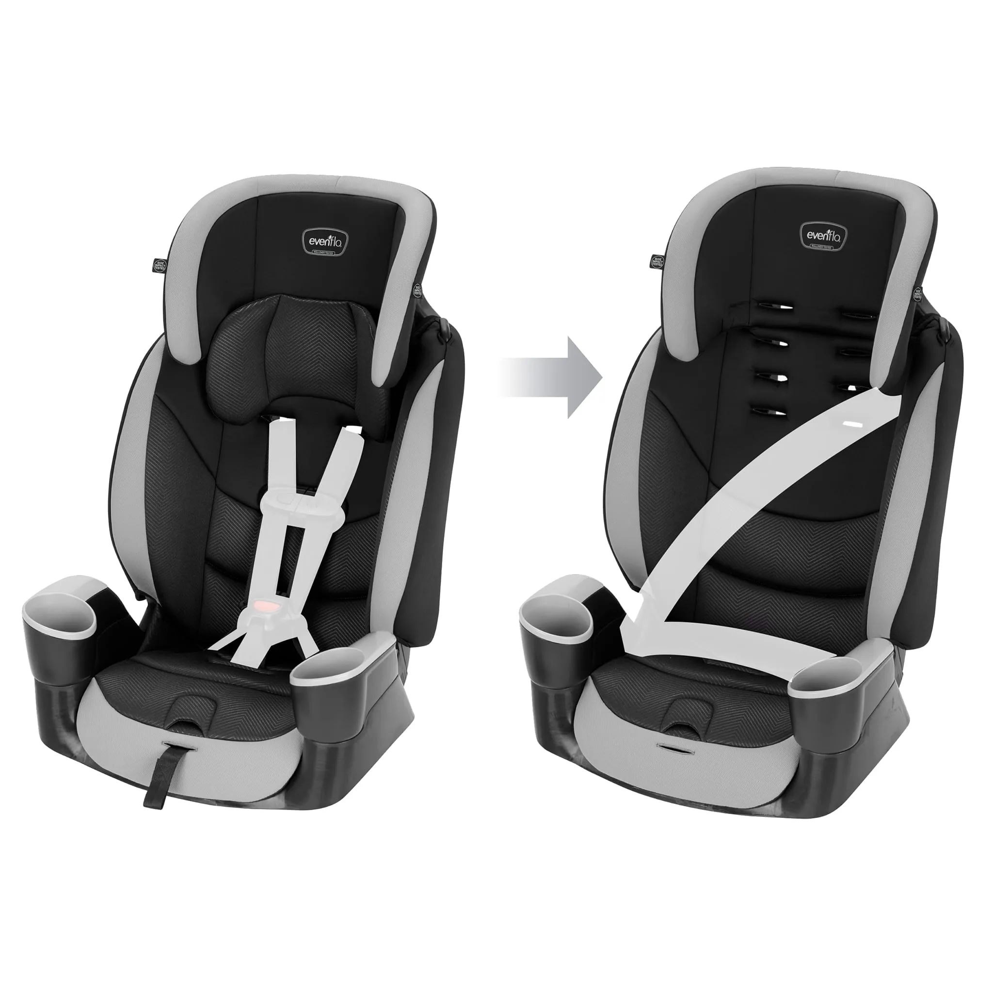 Evenflo Siège d'Auto 2-en-1 Maestro Sport - Granite
