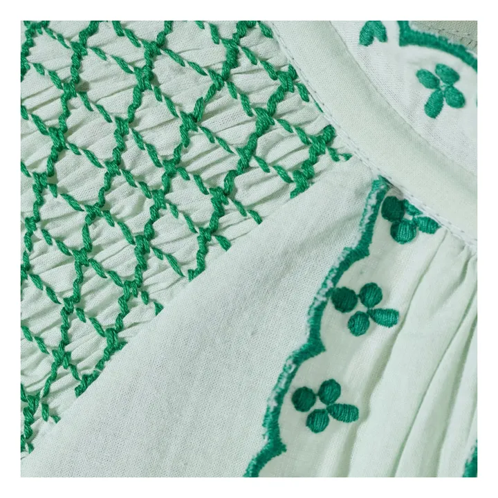 Maria de la Orden Blouse Begonia | Vert céladon