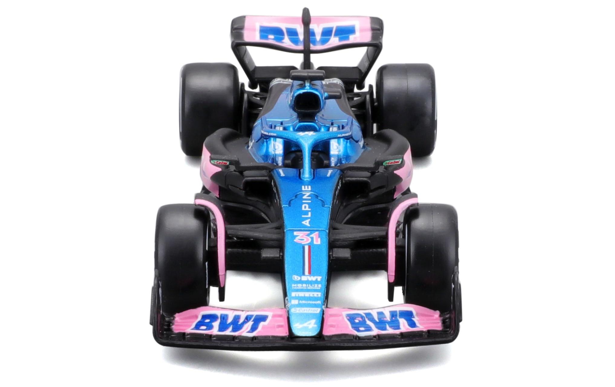 BWT Alpine F1 Team A523 Ocon 2023 ohne Helm 1:43Sammlermodell im Massstab 1:43