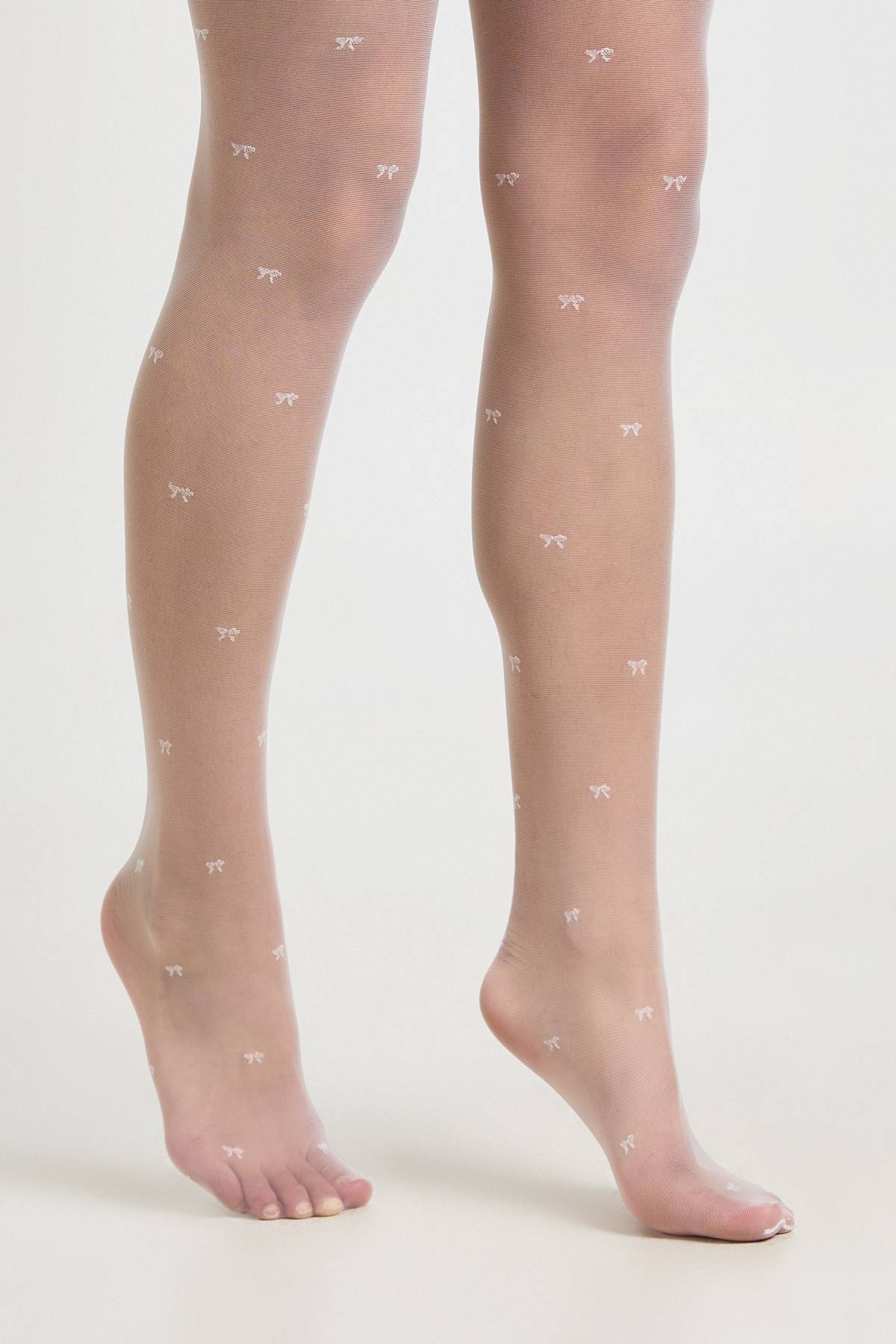 boohoo Collants Transparents À Mini Nœuds