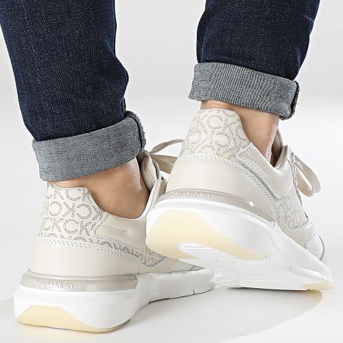 Baskets Femme Flexi Runner Mono 1437 Dark Ecru Silver Mink