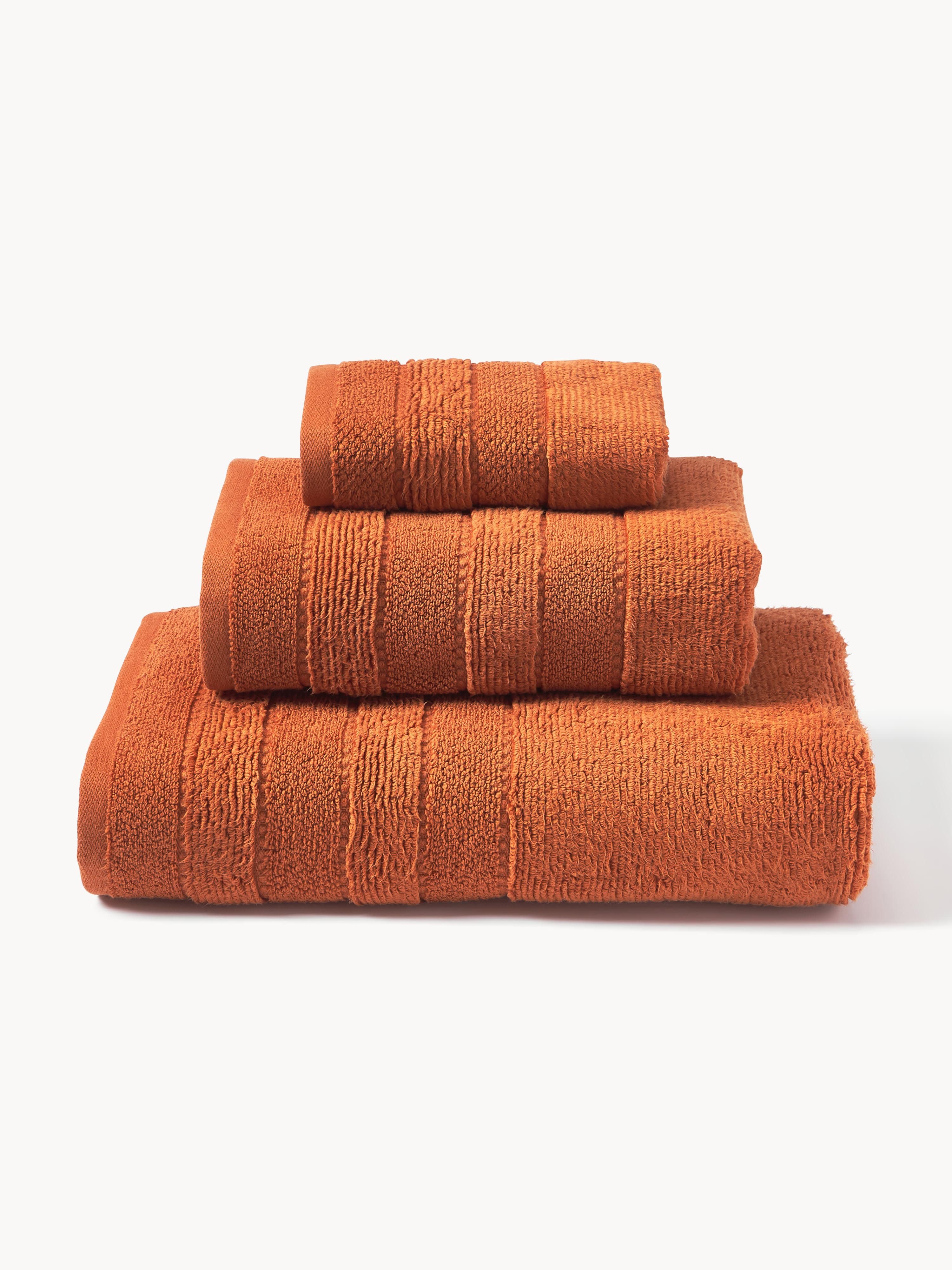 Handdoekenset Luxe met gestreepte rand, in verschillende setgroottes
