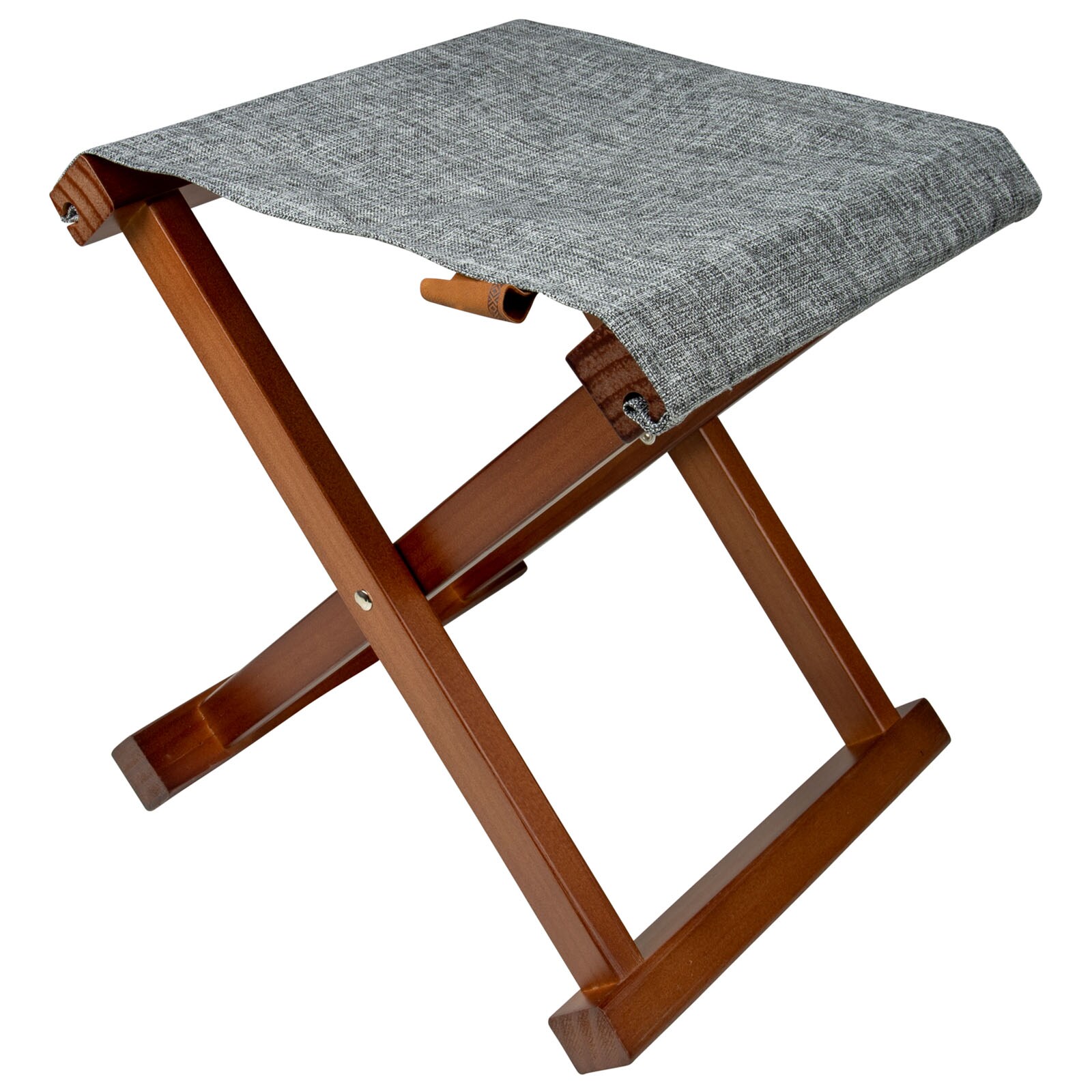 BO-CAMP Klapphocker Brentford Retro Campinghocker Falthocker Hocker Holz 100 kg