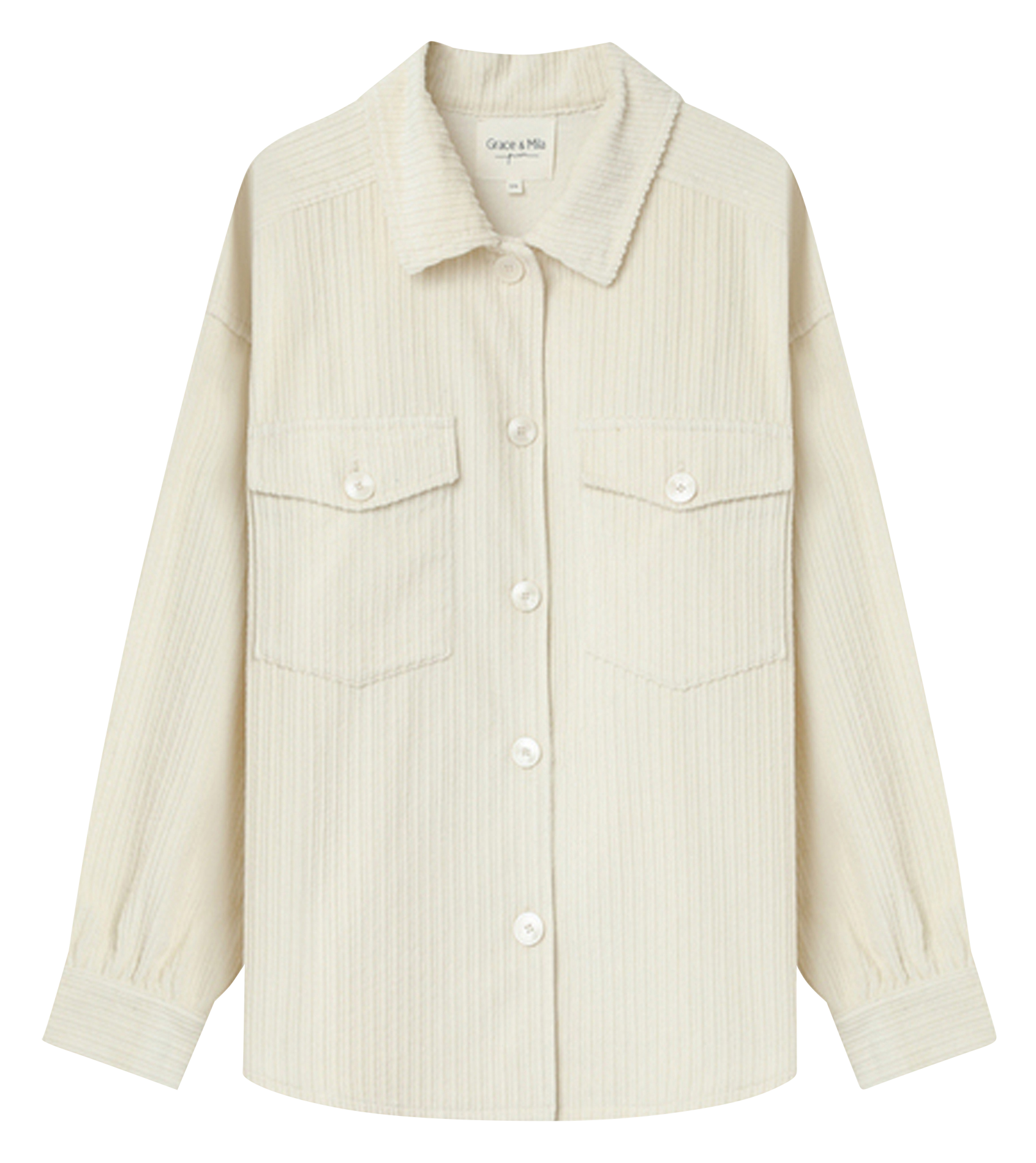 GRAMME - Surchemise en coton | Beige